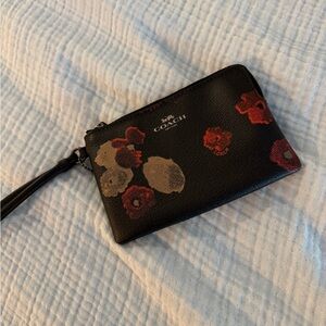 Coach Floral Wristlet